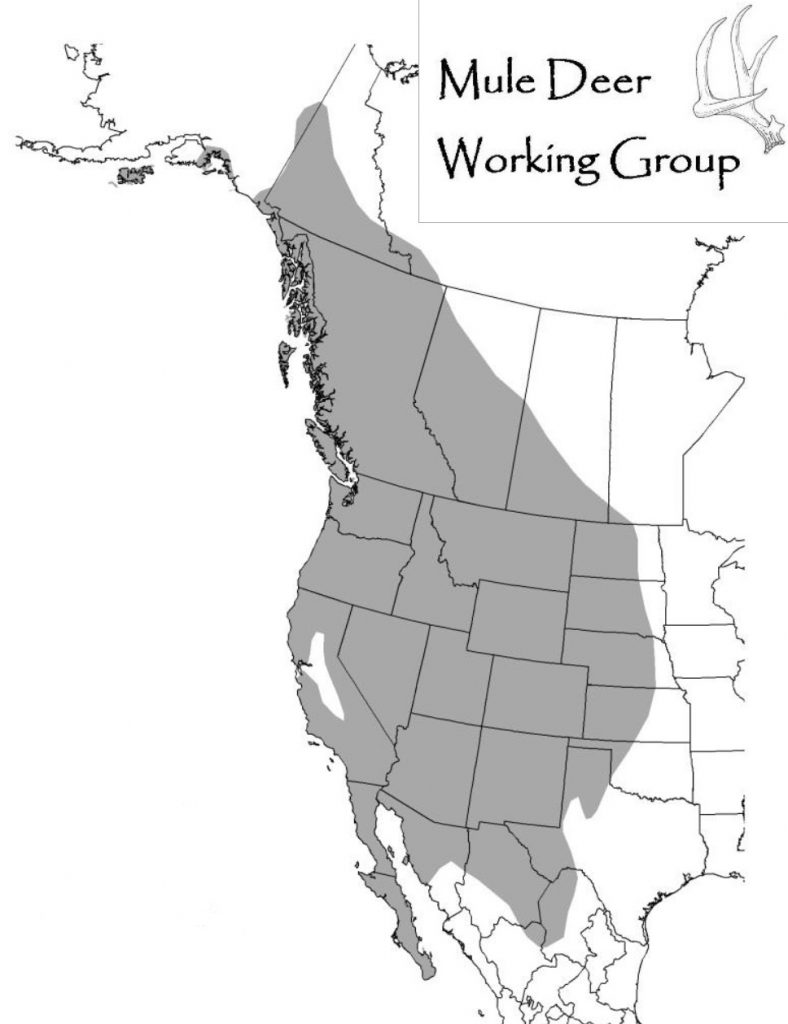 Black-tailed & Mule Deer Distribution