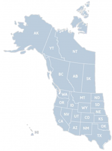 WAFWA Map, Where WAFWA Works