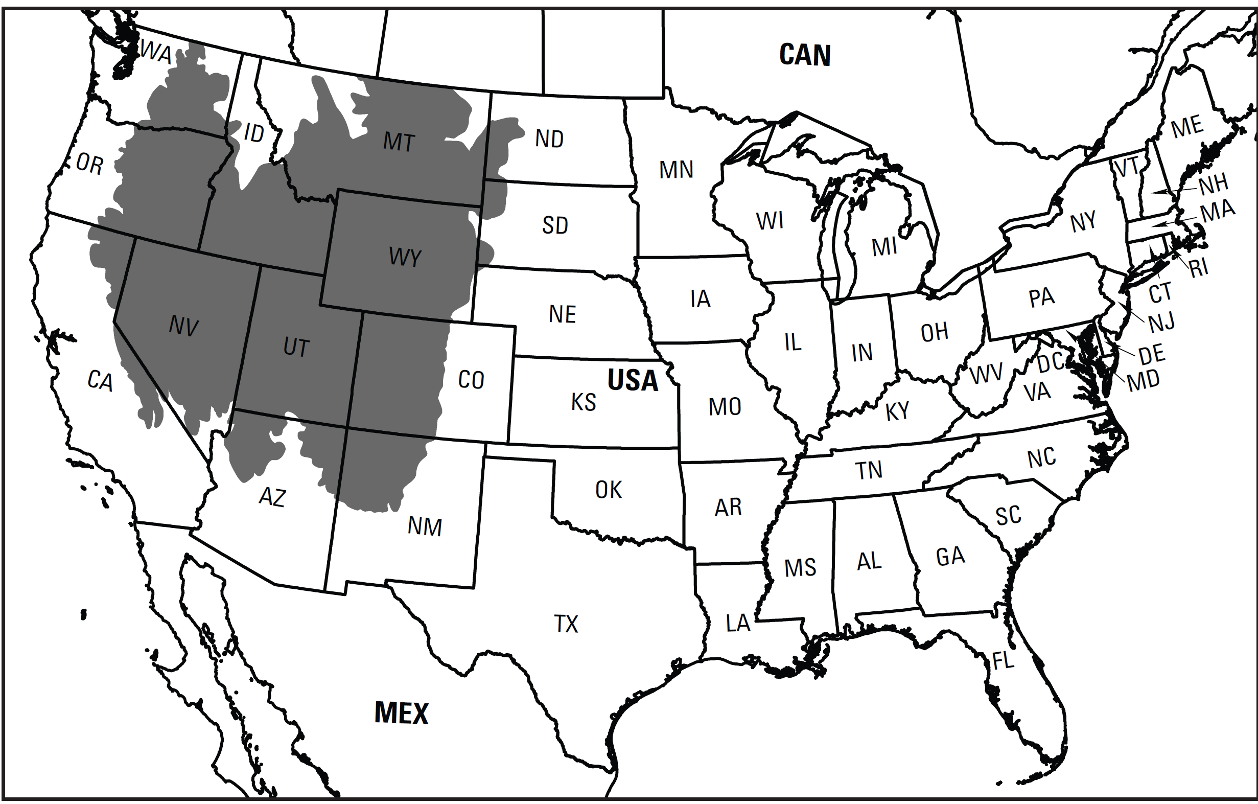 Western U.S. Sagebrush Biome Extent