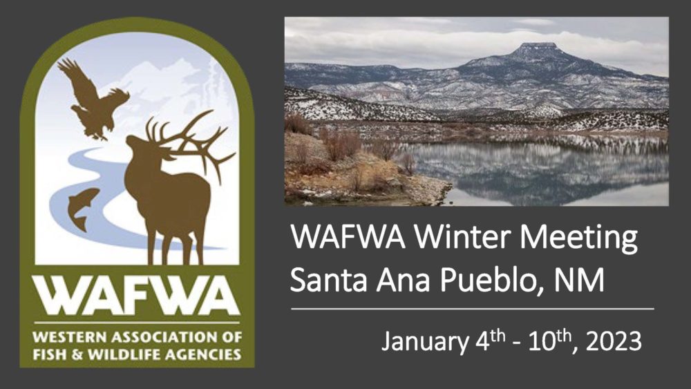 WAFWA Western Association of Fish and Wildlife Agencies